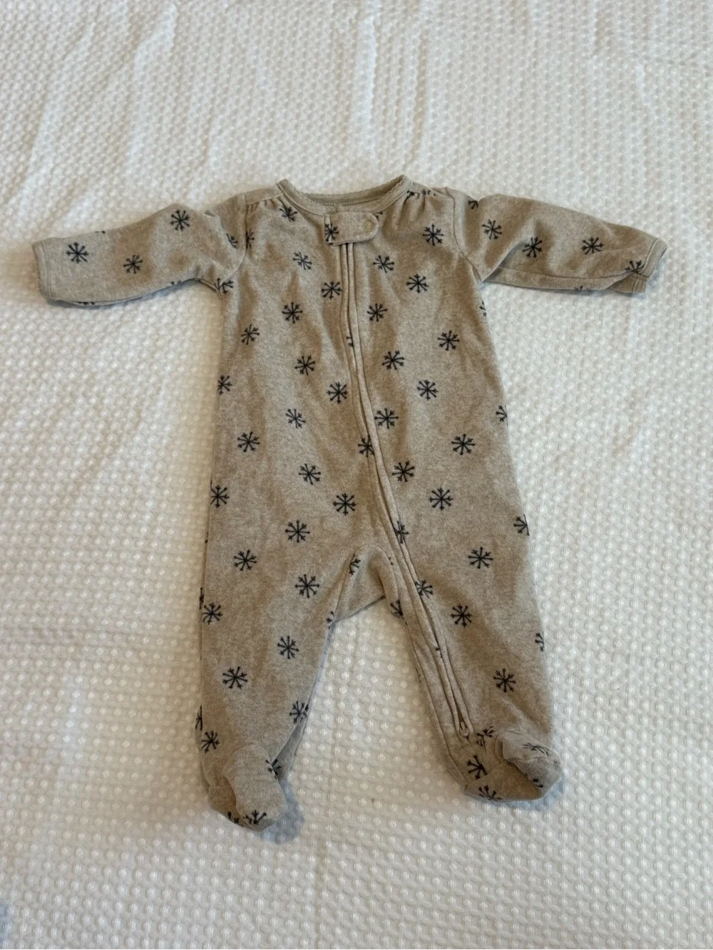 Carters 6m Fleece Footie Onesie
